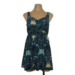 FOREVER 21 Dress Tunic S SMALL Junior Paisley Print Sleeveless